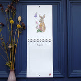 Birthday/Perpetual A5 Seasonal Wildlife Wall Calendar