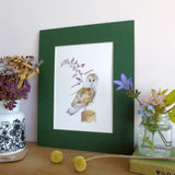Barn Owl A5 Giclée Fine Art Print
