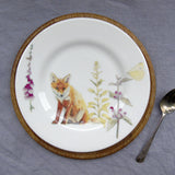 SECONDS Fine Bone China Fox Cake Plate