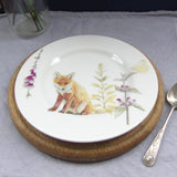SECONDS Fine Bone China Fox Cake Plate