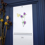 Birthday/Perpetual A5 Seasonal Wildlife Wall Calendar