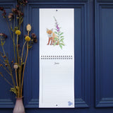 Birthday/Perpetual A5 Seasonal Wildlife Wall Calendar