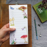 Mushroom "To Do" List Notepad
