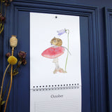 Birthday/Perpetual A5 Seasonal Wildlife Wall Calendar