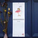 Birthday/Perpetual A5 Seasonal Wildlife Wall Calendar