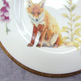 SECONDS Fine Bone China Fox Cake Plate
