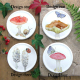 Mushroom Mug and Coaster Gift Set