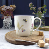 Wildflower and Bees bone china Mug