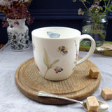 Wildflower and Bees bone china Mug
