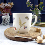 Wildflower and Bees bone china Mug