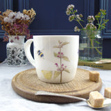 Wildflower and Bees bone china Mug