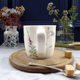 Wildflower and Bees bone china Mug