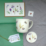 Wildflower Mug, Coaster and Card Gift Set