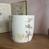 Red Fox and Foxglove Bone china mug