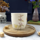 Red Fox and Foxglove Bone china mug