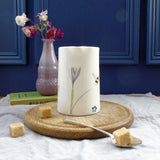 Spring Flower and bees, bone china, half pint jug