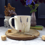 Hedgehog and Bluebell Bone china mug