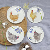 Hen Bone China Coasters