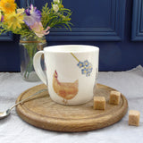 Chickens bone china Easter Mug