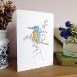 Kingfisher greetings card