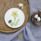 Primrose and ladybird coaster