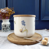 Bee and Spring Flower Small Storage Jar