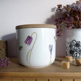 Bee and Spring Flower Small Storage Jar