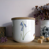 Bee and Spring Flower Small Storage Jar