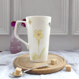 Bee and spring flower tall Mug