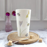 Bee and spring flower tall Mug
