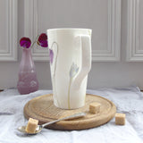 Bee and spring flower tall Mug