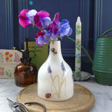 Wild Flowers Ceramic Bud Vase