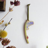 English Bluebell Wooden Hanging Decoration