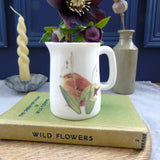 Wren and Snowdrops bone china mini cream jug