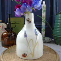 Wild Flowers Ceramic Bud Vase