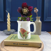 Wren and Snowdrops bone china mini cream jug