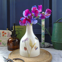 Wild Flowers Ceramic Bud Vase