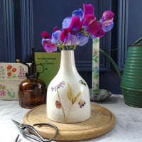 Wild Flowers Ceramic Bud Vase