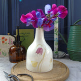 Wild Flowers Ceramic Bud Vase