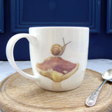 SECONDS Brown Hare Bone China Mug