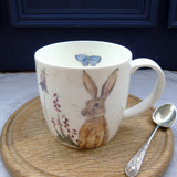 SECONDS Brown Hare Bone China Mug