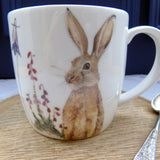SECONDS Brown Hare Bone China Mug