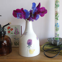 Wild Flowers Ceramic Bud Vase