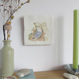 Nesting Kittiwake Ceramic Tile Wall Art