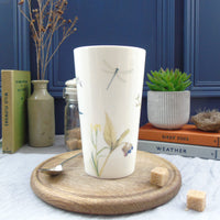 Kingfisher bone china tall latte Mug