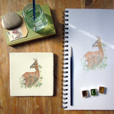 woodland animal wall art tile
