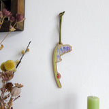 English Bluebell Wooden Hanging Decoration