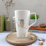 Kingfisher bone china tall latte Mug