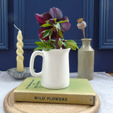 Wren and Snowdrops bone china mini cream jug