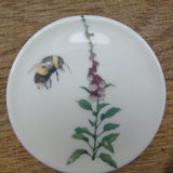 SECONDS foxglove bone china coaster